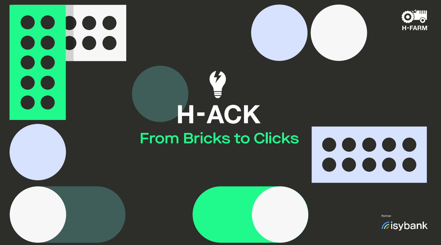 H-ACK brand challenge slide — Isybank partner